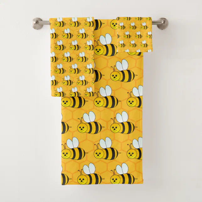 Swarm Of Bees Bath Towel Set Zazzle