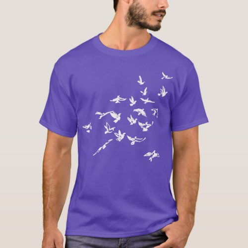 Swarm of birds  T_Shirt