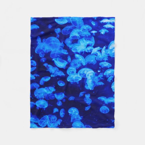 Swarm of Jellyfish Fleece Blanket