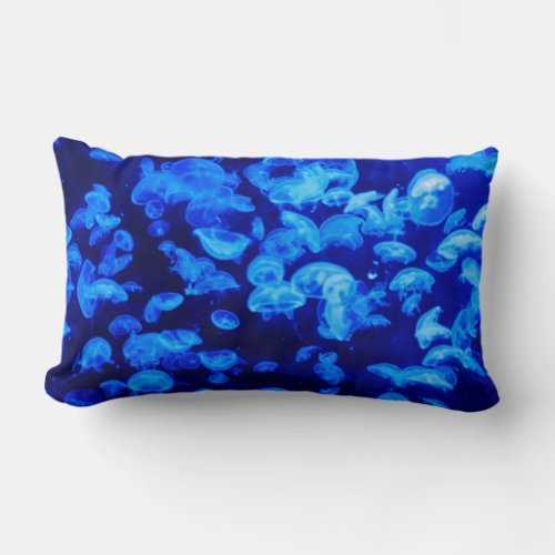 Swarm of Jellyfish Lumbar Pillow