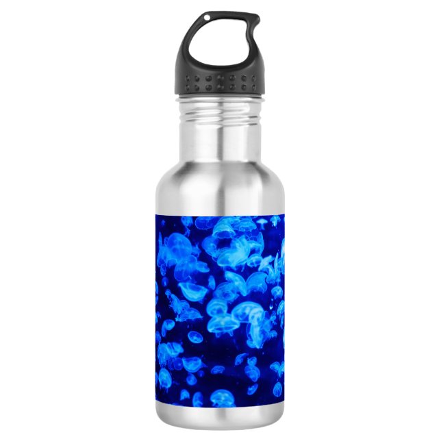 Swarm of Jellyfish Stainless Steel Water Bottle (Front)