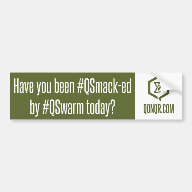 Swarm QSmack Bumper Sticker (Front)