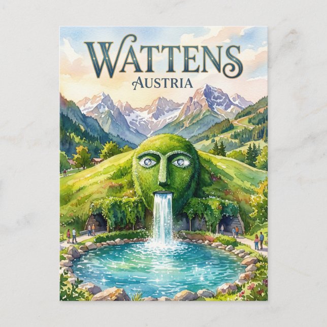 Swarovski Crystal Worlds Austria Postcard (Front)