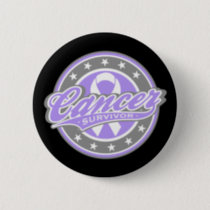 Swash Logo Cancer Survivor Pinback Button