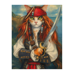 Swashbuckler Pirate Cat   Fantasy Character Art