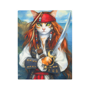 Swashbuckler Pirate Cat Fantasy Character Art