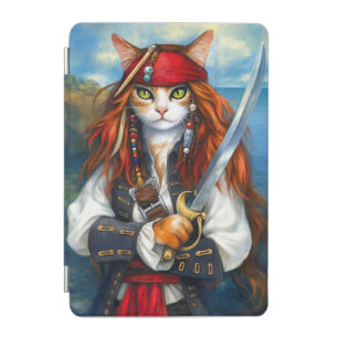 Swashbuckler Pirate Cat Fantasy Character Art iPad Mini Cover