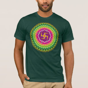 Swastika Pattern T-Shirt