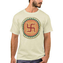 Swastika with Traditional Indian style Mandana