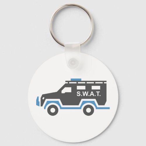 SWAT Car Keychain