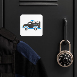 SWAT Car Square Sticker