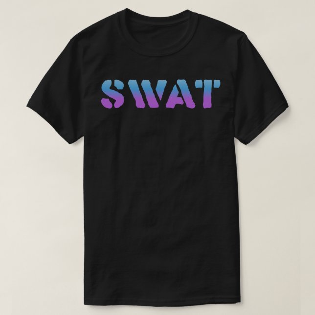 SWAT Military Tactics T-Shirt (Design Front)