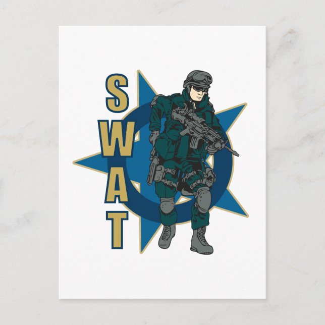 SWAT Officer Postcard (Front)