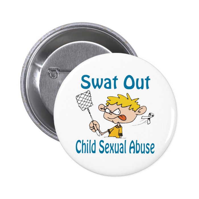 Swat Out Child Sexual Abuse Button