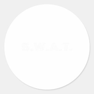 Swat Team Boys Halloween Costume Kids Tactical Uni Classic Round Sticker