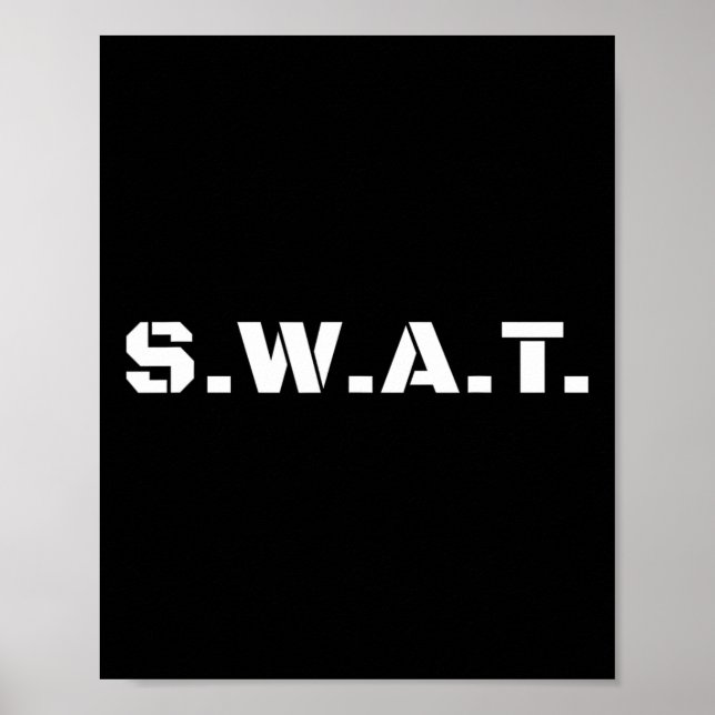 Swat Team Boys Halloween Costume Kids Tactical Uni Poster (Front)