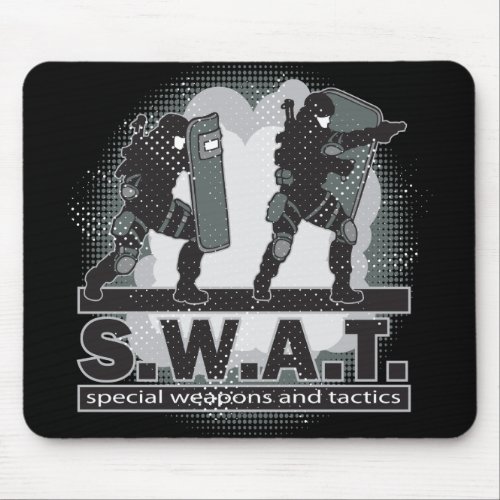 SWAT Team Entrance Mouse Pad