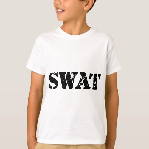 SWAT Team Fun Police Costume Adults T_Shirt