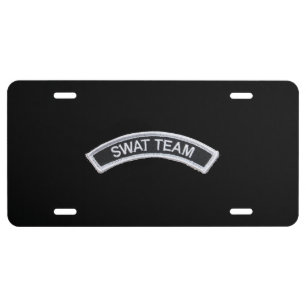 SWAT Team Tab License Plate