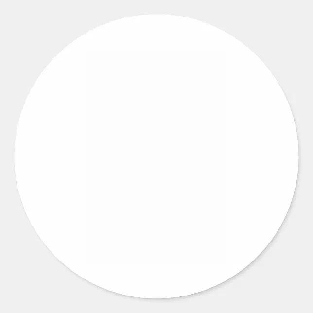 Swatch Color The MUSEUM Zazzle Gifts Template Classic Round Sticker