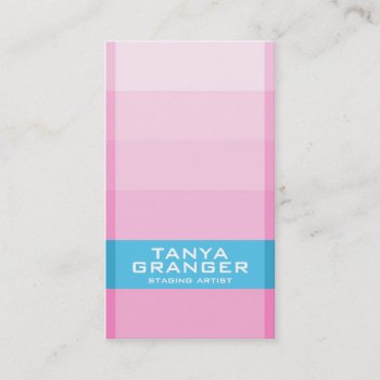 Swatch Gradient - Pink Business Card by fireflidesigns at Zazzle