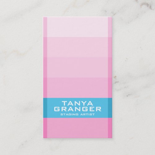 Swatch Gradient _ Pink Business Card