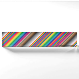 swatch impression desk name plate