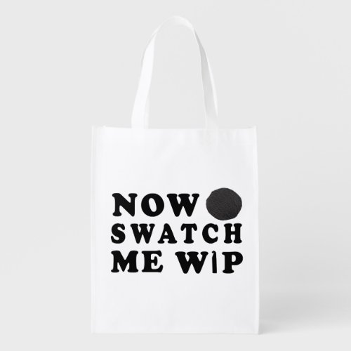 Swatch Me WIP _ Craft Yarn Lingo Reusable Grocery Bag