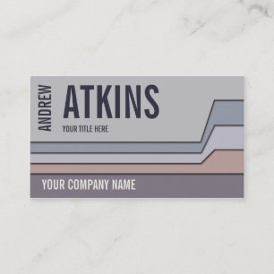 Swatches [Shades of Gray V.6] Business Card