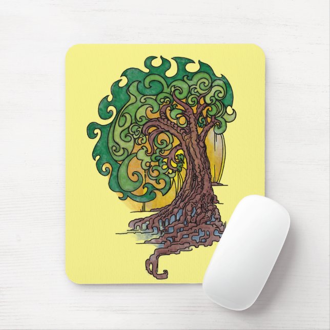 Sway Fancy Mouse Pad (With Mouse)