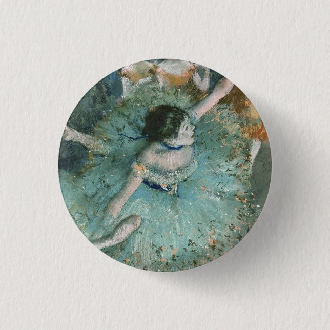 Swaying Dancer (Dancer in Green) Edgar Degas     Button (Front)