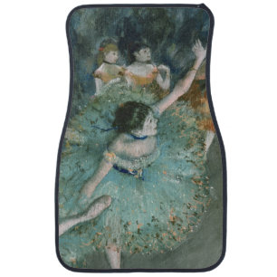 Swaying Dancer (Dancer in Green) Edgar Degas Car Floor Mat
