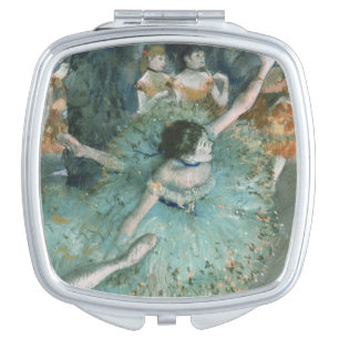 Swaying Dancer (Dancer in Green) Edgar Degas    Compact Mirror