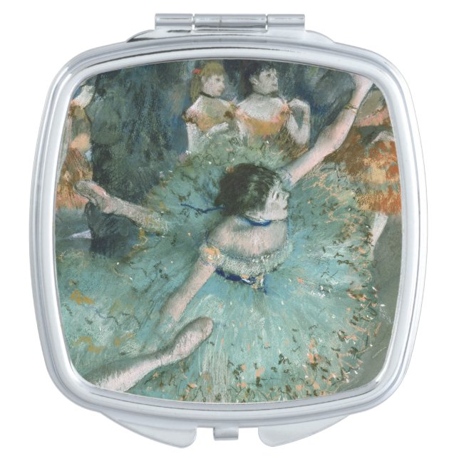 Swaying Dancer (Dancer in Green) Edgar Degas    Compact Mirror (Front)