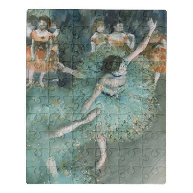 Swaying Dancer (Dancer in Green) Edgar Degas   Jigsaw Puzzle (Puzzle Vertical)