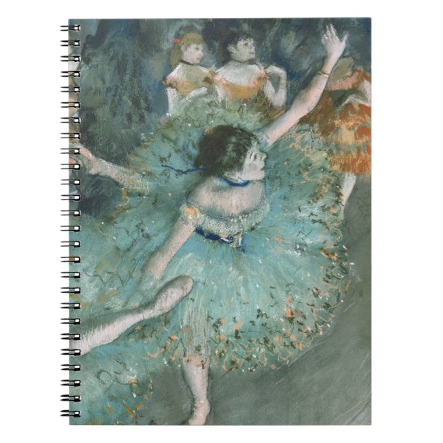 Swaying Dancer (Dancer in Green) Edgar Degas     Notebook (Front)