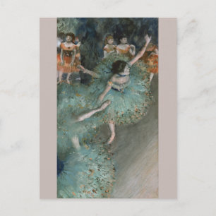 Swaying Dancer Dancer in Green Edgar Degas Postcard