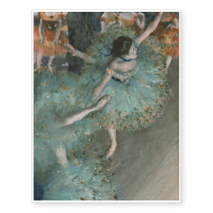 Swaying Dancer - Edgar Degas Temporary Tattoos