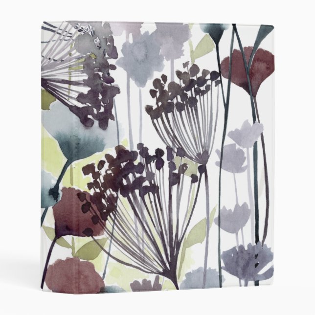 Swaying Florets II Mini Binder (Front/Spine)