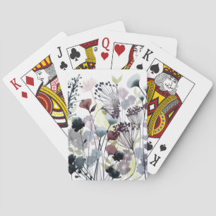 Swaying Florets II Poker Cards