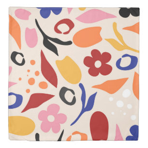 Swaying Petals Duvet Cover