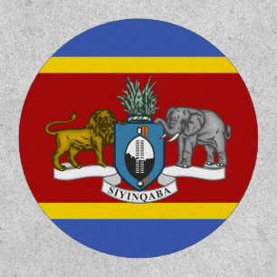 Swazi Flag & Coat of Arms, Flag of Eswatini Patch