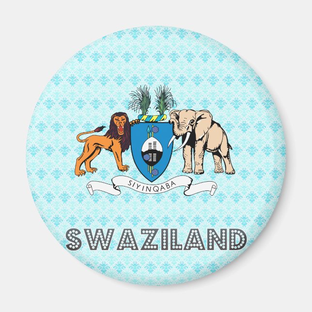 Swaziland Coat of Arms Magnet (Front)