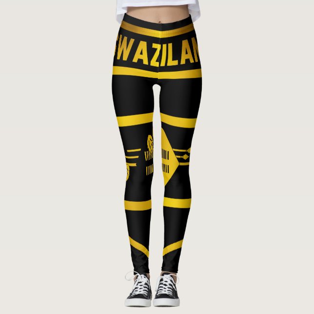 Swaziland Emblem Leggings (Front)