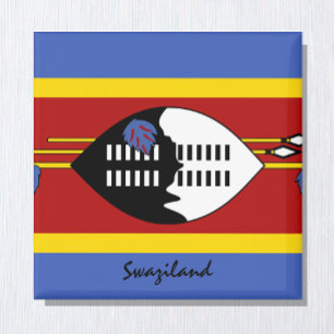 Swaziland flag & Africa holiday/sports fans Magnet