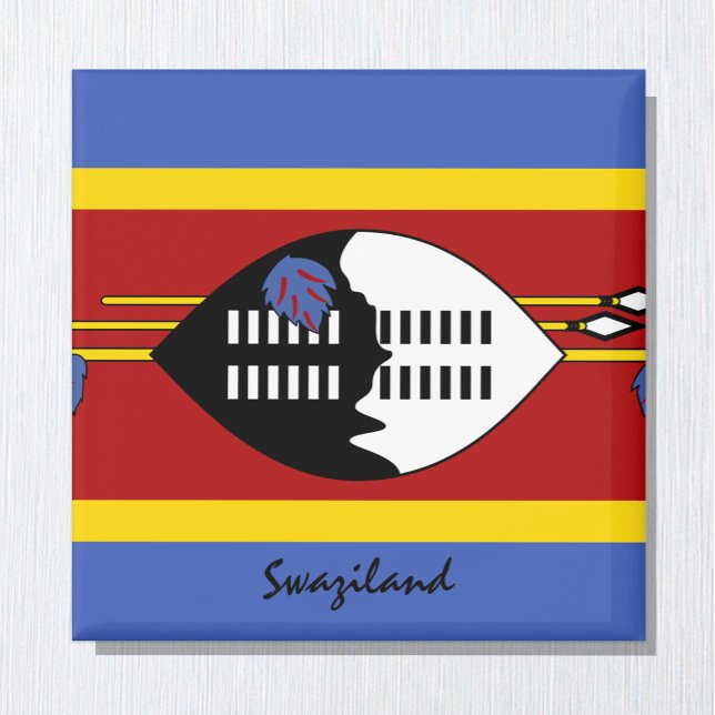 Swaziland flag & Africa holiday/sports fans Magnet (Creator Uploaded)