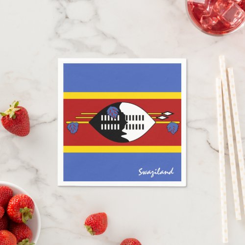 Swaziland & Flag party fashion /sports fans Napkins Swaziland Flag party fashion sports fans Napkins