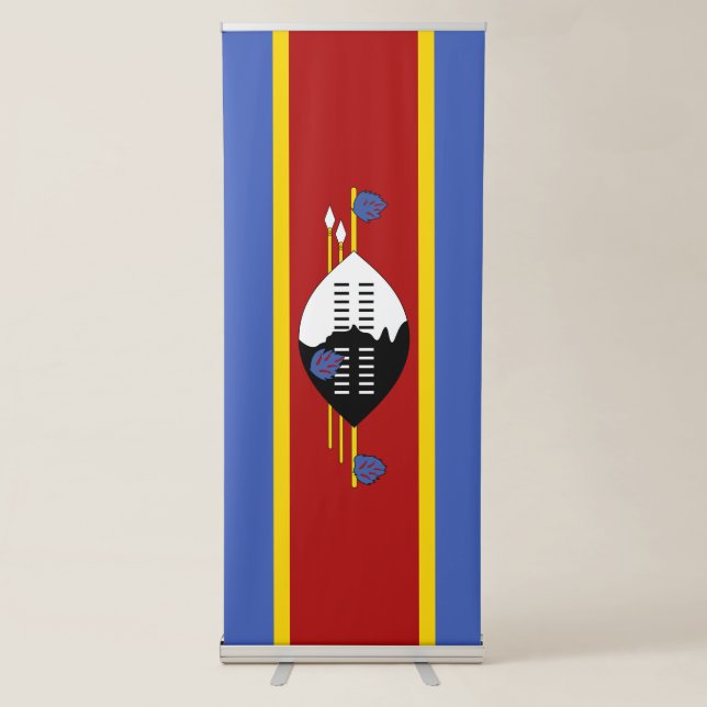 Swaziland flag retractable banner (Front)