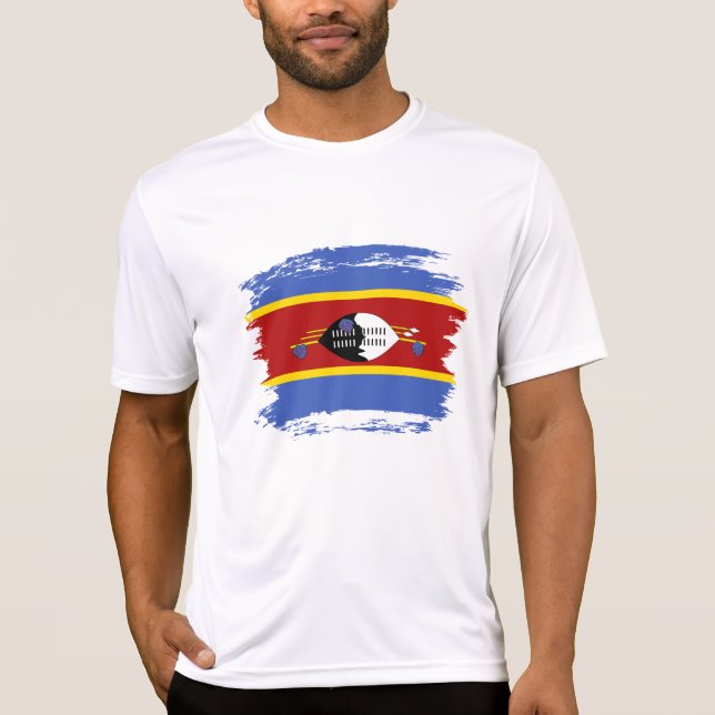 Swaziland flag T-Shirt (Front)