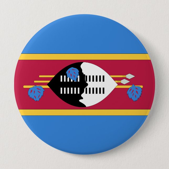 Swaziland Pinback Button (Front)